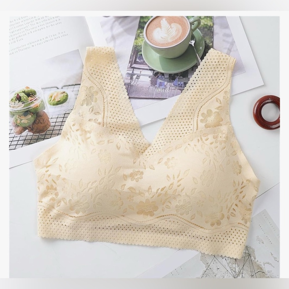 Orthopedic, bundle of two, cream breathable bra, size large, NWOT